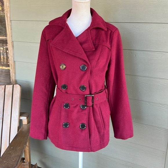 Bongo Wool Blend Pea Coat - Picture 1 of 10